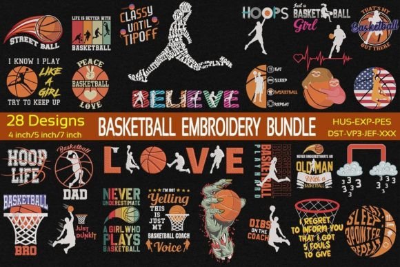Basketball Embroidery Bundle Review