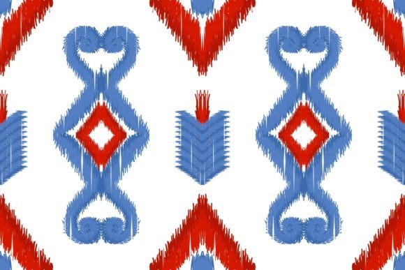 Beautiful Ikat Embroidery Pattern Review
