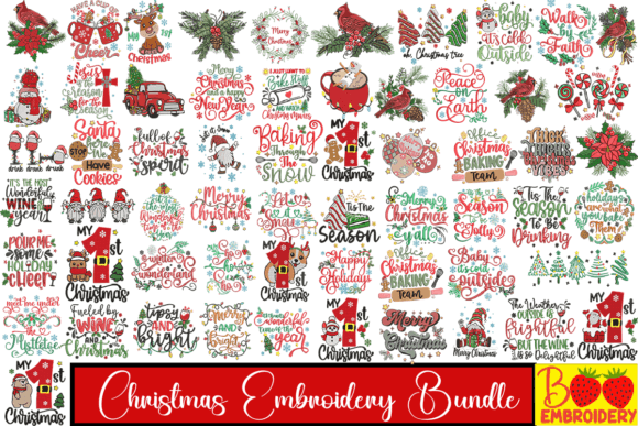 Christmas Embroidery Design Bundle Review
