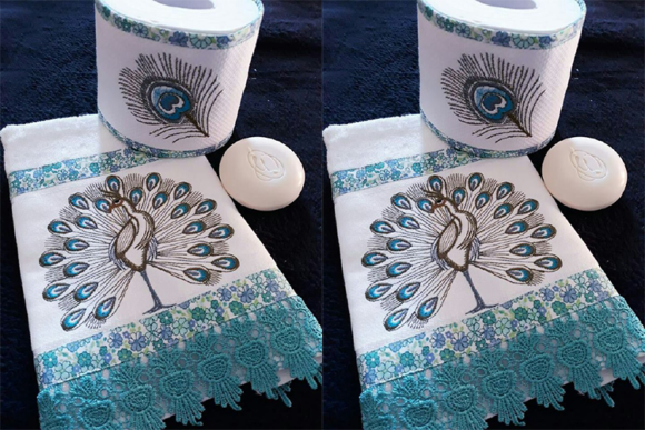 Cute Peacock Embroidery Review