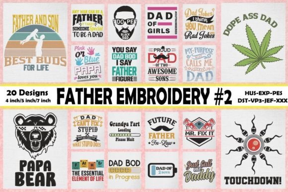 Father Embroidery Bundle 2: A Seller’s Review