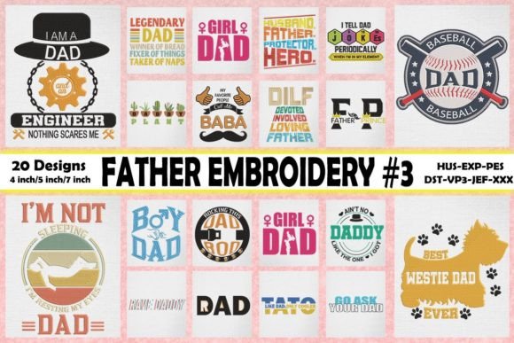 Father Embroidery Bundle 3 Review for Holiday Collections