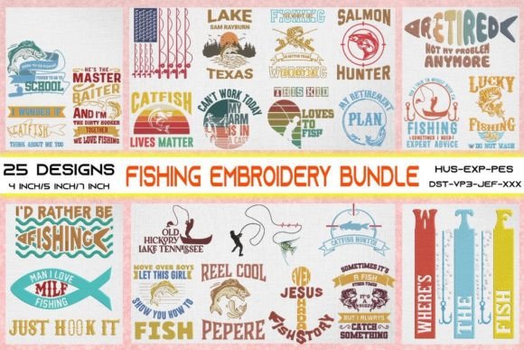 Fishing Embroidery Bundle Review