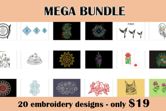 Flower Machine Embroidery Bundle Review
