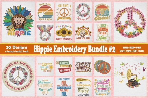 Hippie Embroidery Bundle 2: Seasonal Review