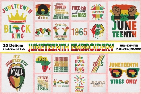Juneteenth Embroidery Bundle Review