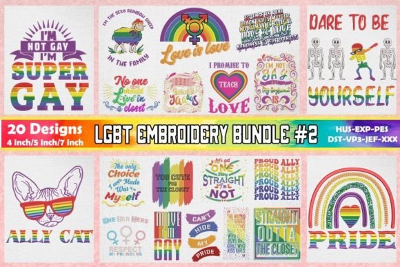 LGBTQ Embroidery Bundle 2 Review