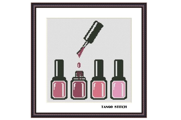 Pink Nail Polish Set Fashion Embroidery Review