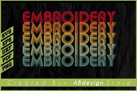 Retro Embroidery T-Shirt Design Review